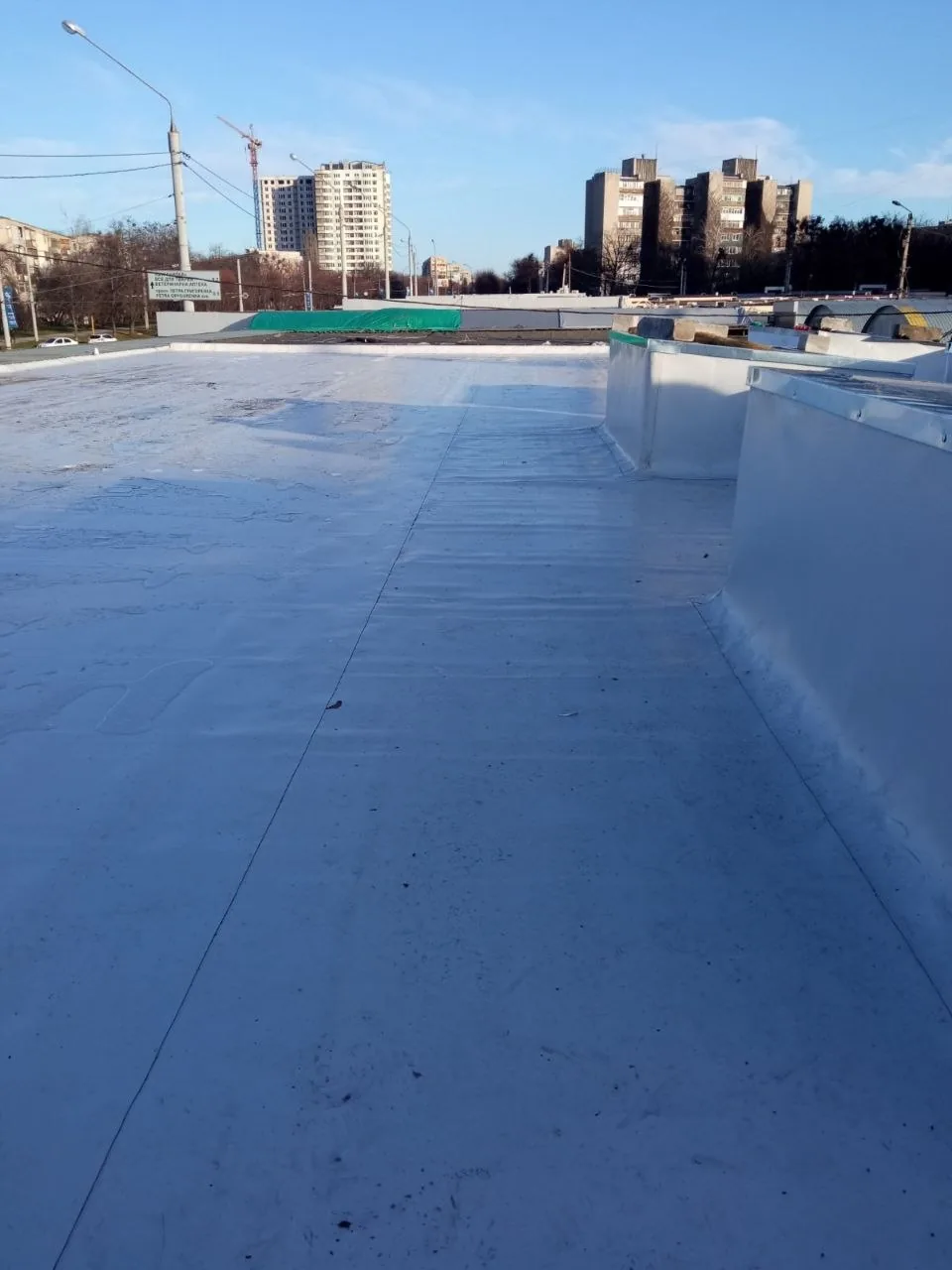 Покрівля супермаркету Посад у Харкові